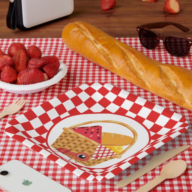 niedliche Picknick-Ameisen-Party-Teller Pappteller (Picknick)