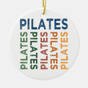 Niedliche Pilates Keramikornament