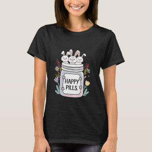 Niedliche Pillen Bunny Happy Pillen Bunny Mama Ost T-Shirt