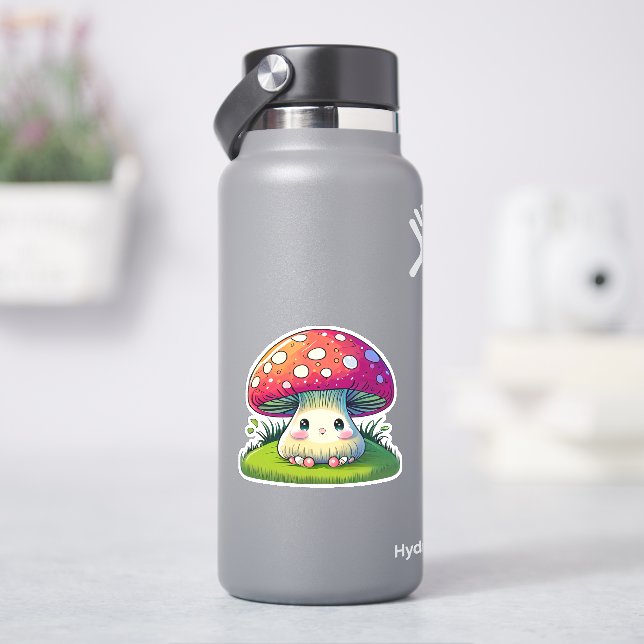 Niedliche Pilzaufkleberpackung Aufkleber (HydroFlask)