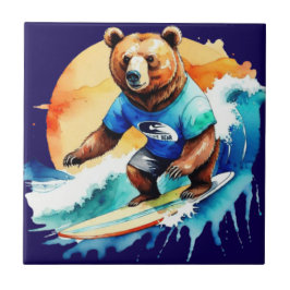 Niedliche Pilze Blätter Hütte Kerndesign Fliese