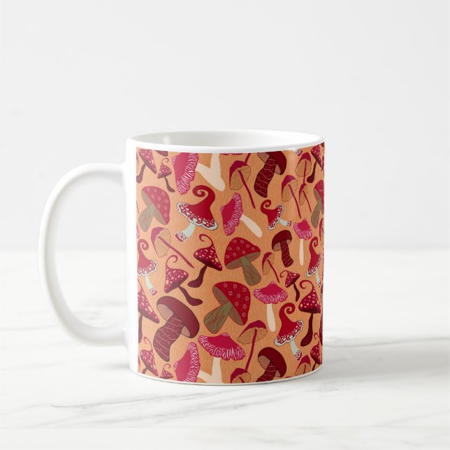 Niedliche Pilze Kaffeetasse (Links)