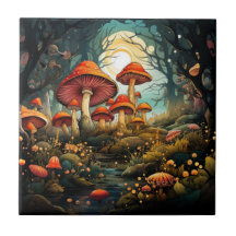 Niedliche Pilze Keramik Fliesen