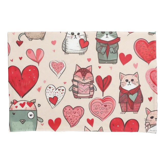 Niedliche Pilze Kissenbezug (Vorderseite)