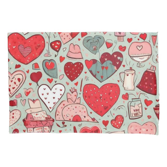 Niedliche Pilze Kissenbezug (Vorderseite)