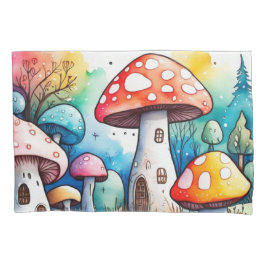 Niedliche Pilze Kissenbezug