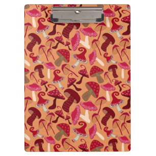 Niedliche Pilze Klemmbrett