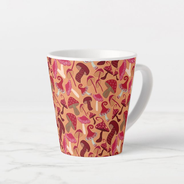 Niedliche Pilze Milchtasse (Rechte Ecke)