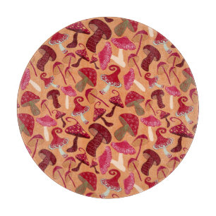 Niedliche Pilze Schneidebrett