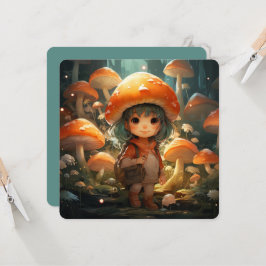 Niedliche Pilzkarten