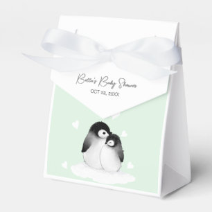 Niedliche Pinguin-Babydusche Geschenkschachtel