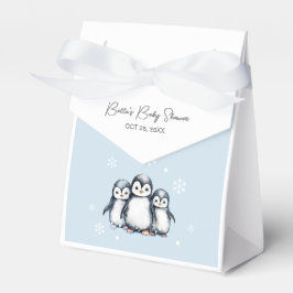 Niedliche Pinguin-Babydusche Geschenkschachtel