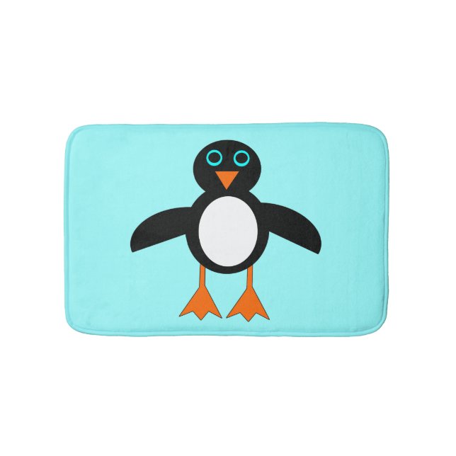 Niedliche Pinguin-Badematte Badematte (Vorderseite)