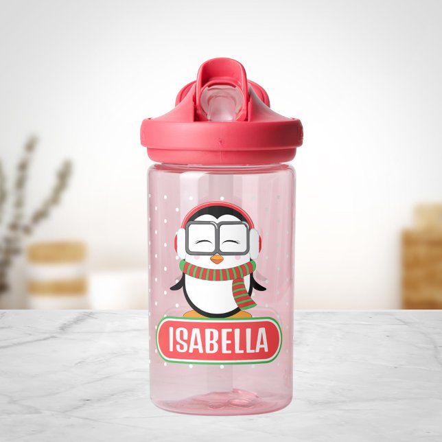 Niedliche Pinguin Personalisierte Wasserflasche fü Trinkflasche (Von Creator hochgeladen)