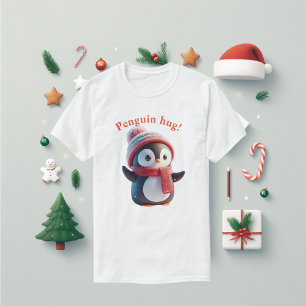 Niedliche Pinguin-Schläger T-Shirt