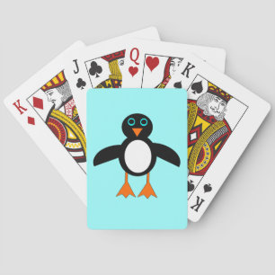 Niedliche Pinguin-Spielkarten Spielkarten