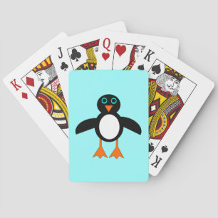 Niedliche Pinguin-Spielkarten Spielkarten