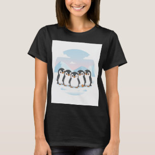 Niedliche Pinguin Squad T-Shirt