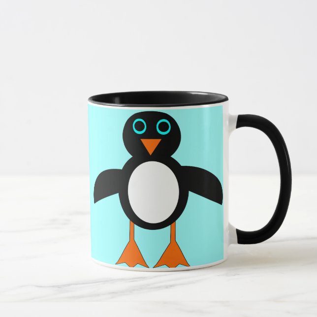 Niedliche Pinguin-Tasse Tasse (Rechts)