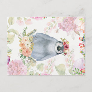 Niedliche Pinguin-Tochter Geburtstagsgeschenk, Lie Postkarte