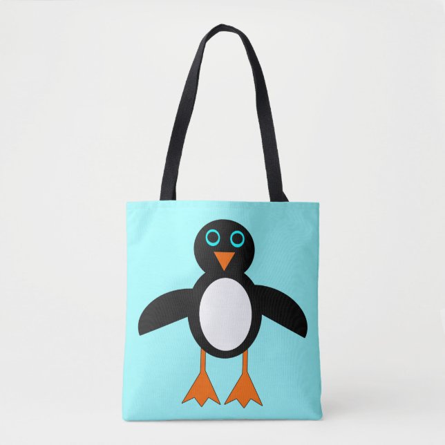 Niedliche Pinguin-Tote-Tasche (Vorderseite)