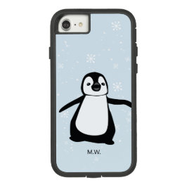 Niedliche Pinguin Winterschneebild Case-Mate iPhone Hülle