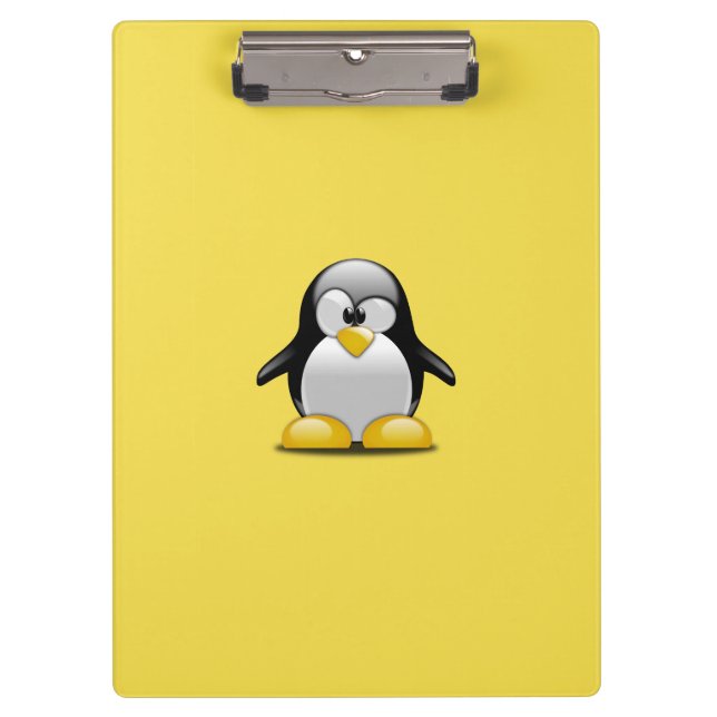 Niedliche Pinguine anpassen Klemmbrett (Vorderseite)