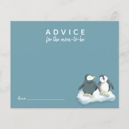 Niedliche Pinguine Blue Advice zur MOMY Card