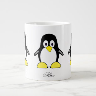 Niedliche Pinguine Kaffeezubereitung Tasse