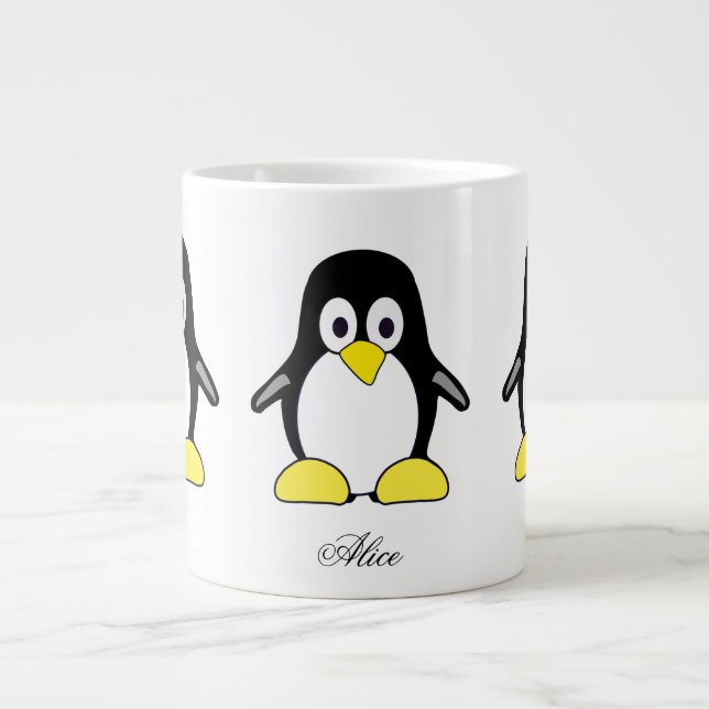 Niedliche Pinguine Kaffeezubereitung Tasse (Vorderseite)