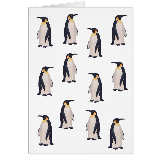 Niedliche Pinguine Muster (Vorne)