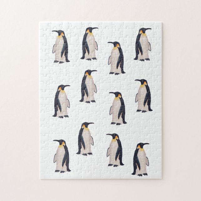 Niedliche Pinguine Muster Puzzle (Vertikal)