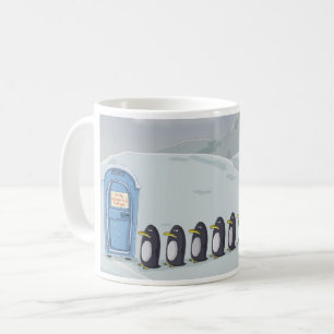 Niedliche Pinguine, nur Waschküche am Südpol Kaffeetasse