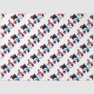 Niedliche Pinguine Seidenpapier