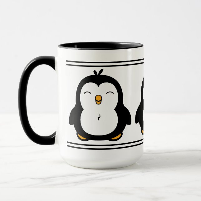 Niedliche Pinguine Tasse (Links)