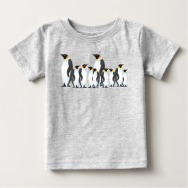 Niedliche Pinguinfamilie Baby T-shirt