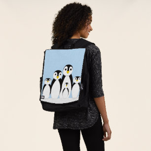 Niedliche Pinguinfamilie Rucksack