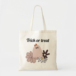 Niedliche Pink Ghost Halloween Leckerei Tote Tasch Tragetasche