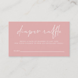 Niedliche Pink Girls Kinderduschmaschine Windelwan Begleitkarte