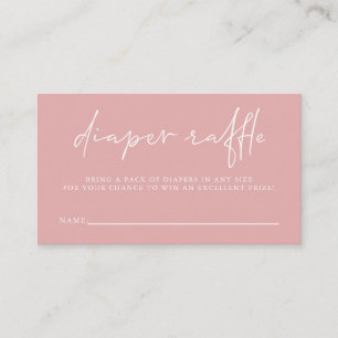 Niedliche Pink Girls Kinderduschmaschine Windelwan Begleitkarte