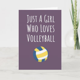 Niedliche Pink Volleyball Cards Mannschaftssportsp Karte