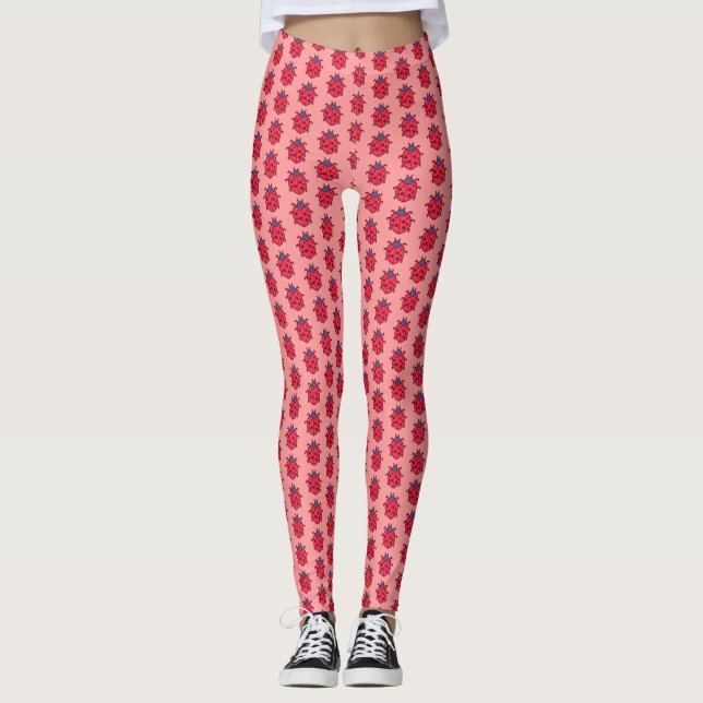 Niedliche, pixelige Herdkissen Leggings (Vorderseite)