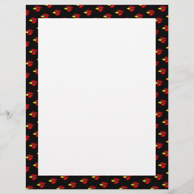 Niedliche pixelige Vogelgesicht (Vorderseite)