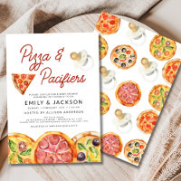 Niedliche Pizza & Schnuller Kinderdusche
