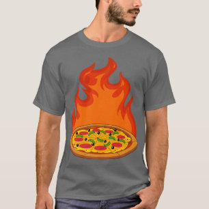 Niedliche Pizzas am Feuer T-Shirt