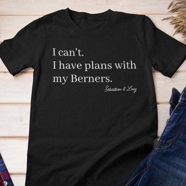 Niedliche Pläne mit der Mama "Mein Berner Hund" Tri-Blend Shirt (Von Creator hochgeladen)