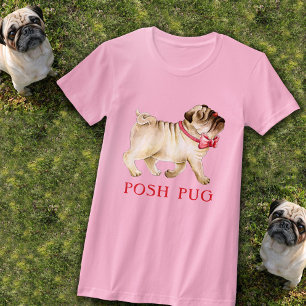 Niedliche Pockenbläschen in der Krawatte des Roten T-Shirt
