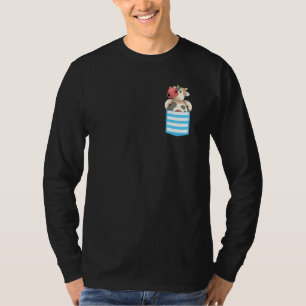 Niedliche Pocketfarm Tierischer Bauer Zuchtkuh T-Shirt