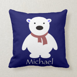 Niedliche polare betreffen Marine-Kissen, addieren Kissen