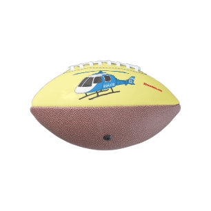 Niedliche Polizeiabteilung Hubschrauber Chopper Ca Football